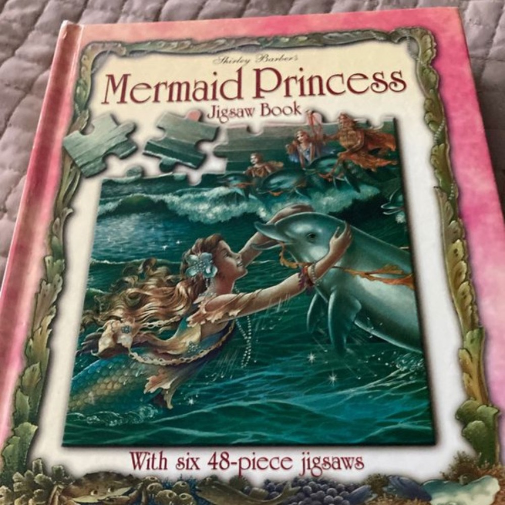 Mermaid Princess Jigsaw Book(6 puzzles-48 pieces)